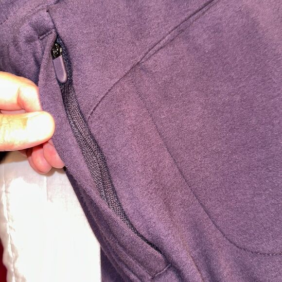 ALPHALETE M Identity Deep Purple Plum Brushed Cotton Jogger Athletic Pants - Picture 5 of 13